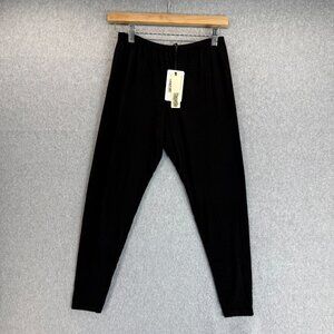 Tianello Black Elastic Waist Pants Leggings Pull On Causal Womens Size Small NWT